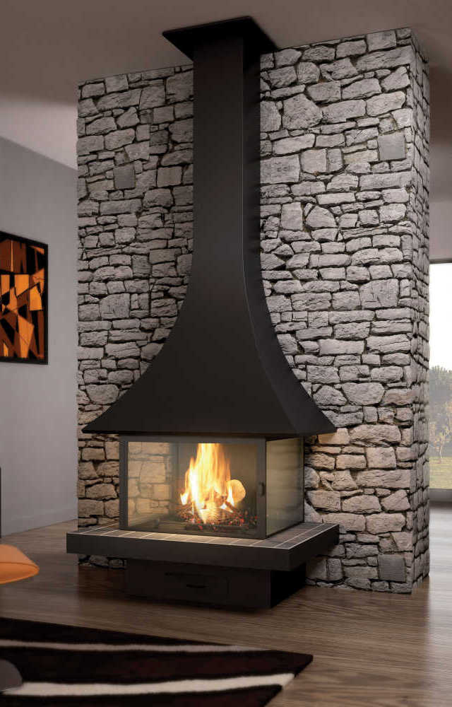 JC Bordelet : cheminée design, cheminée moderne & poêle suspendu